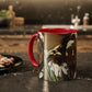 Courbet, Gustave - The Desperate Man (1843) - Colorful Accent Mugs