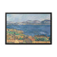 Cézanne, Paul - The Bay of Marseille, Seen from L'Estaque (1885) - Matte Canvas, Framed