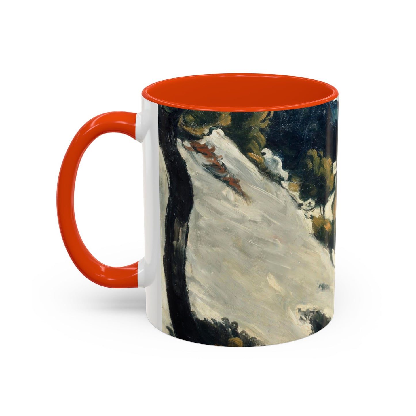Cézanne, Paul - A Modern Olympia (1874) - Colorful Accent Mugs