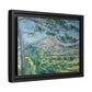 Cézanne, Paul - Mont Sainte-Victoire with Large Pine (1887) - Matte Canvas, Framed