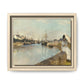 Morisot, Berthe - The Harbor at Lorient (1869) - Matte Canvas, Framed
