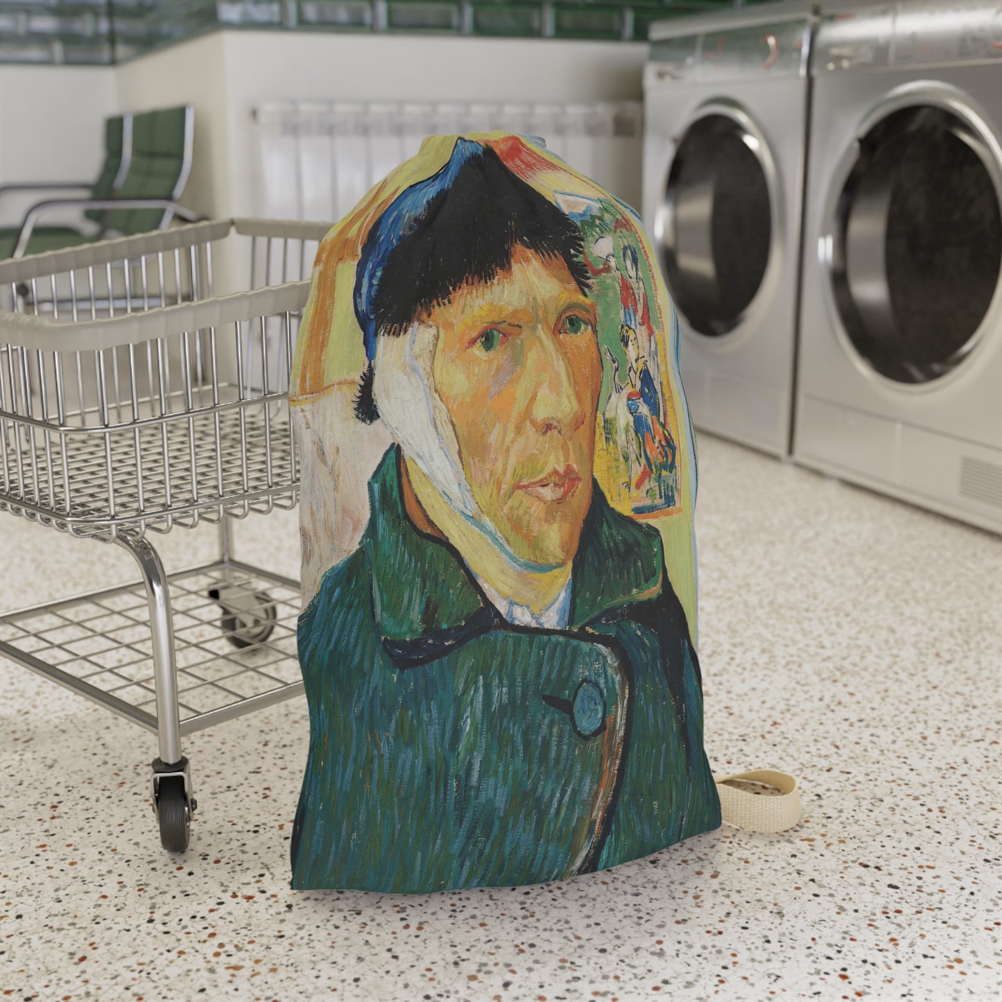 Van Gogh, Vincent - Self Portrait with Bandaged Ear (1889) - Laundry Bag