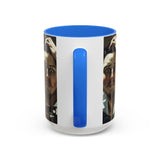 Courbet, Gustave - The Desperate Man (1843) - Colorful Accent Mugs