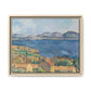 Cézanne, Paul - The Bay of Marseille, Seen from L'Estaque (1885) - Matte Canvas, Framed