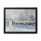 Monet, Claude - The Magpie (1868) - Matte Canvas, Framed