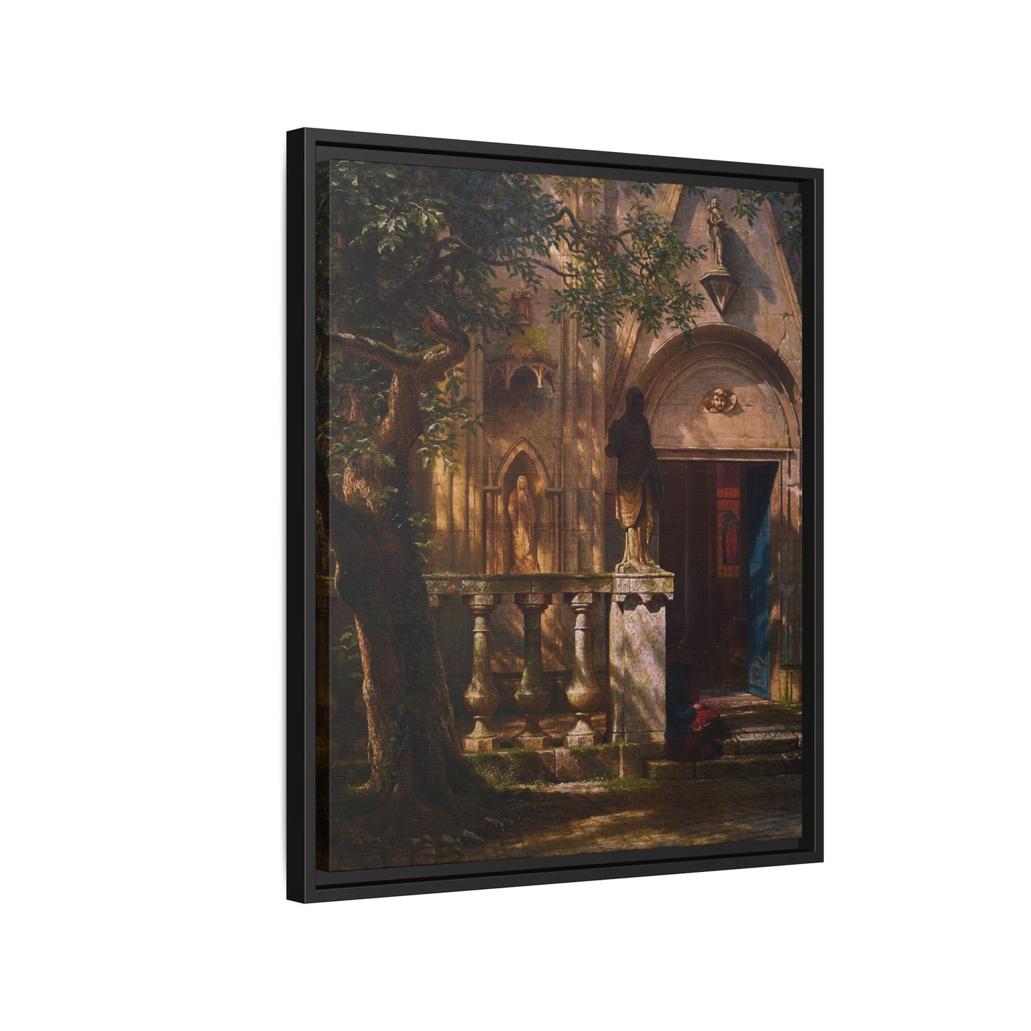 Bierstadt, Albert - Sunlight and Shadow  (1854) - Matte Canvas, Framed