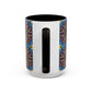 Pacio, Adam - Emerald Arrows Mandala - Colorful Accent Mugs