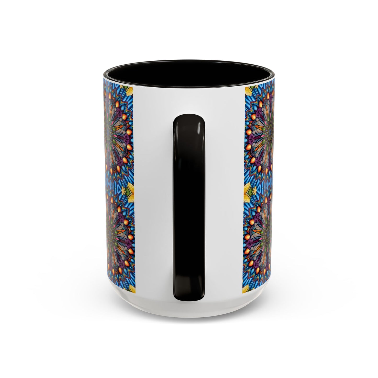 Pacio, Adam - Emerald Arrows Mandala - Colorful Accent Mugs
