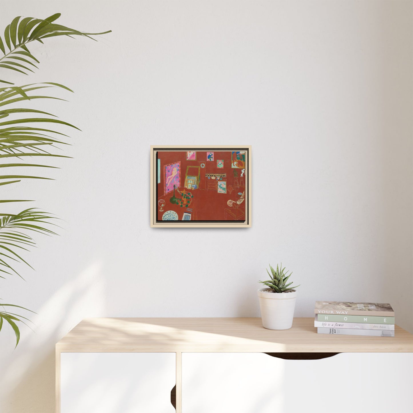 Matisse, Henri - The Red Studio (1911) - Matte Canvas, Framed