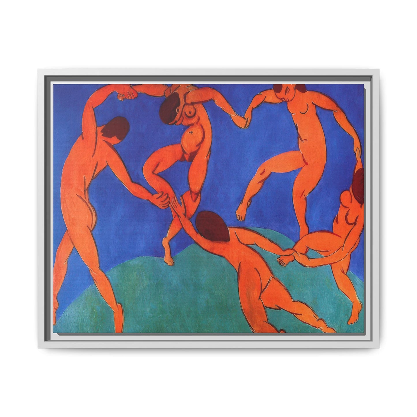Matisse, Henri - Dance (II) (1910) - Matte Canvas, Framed