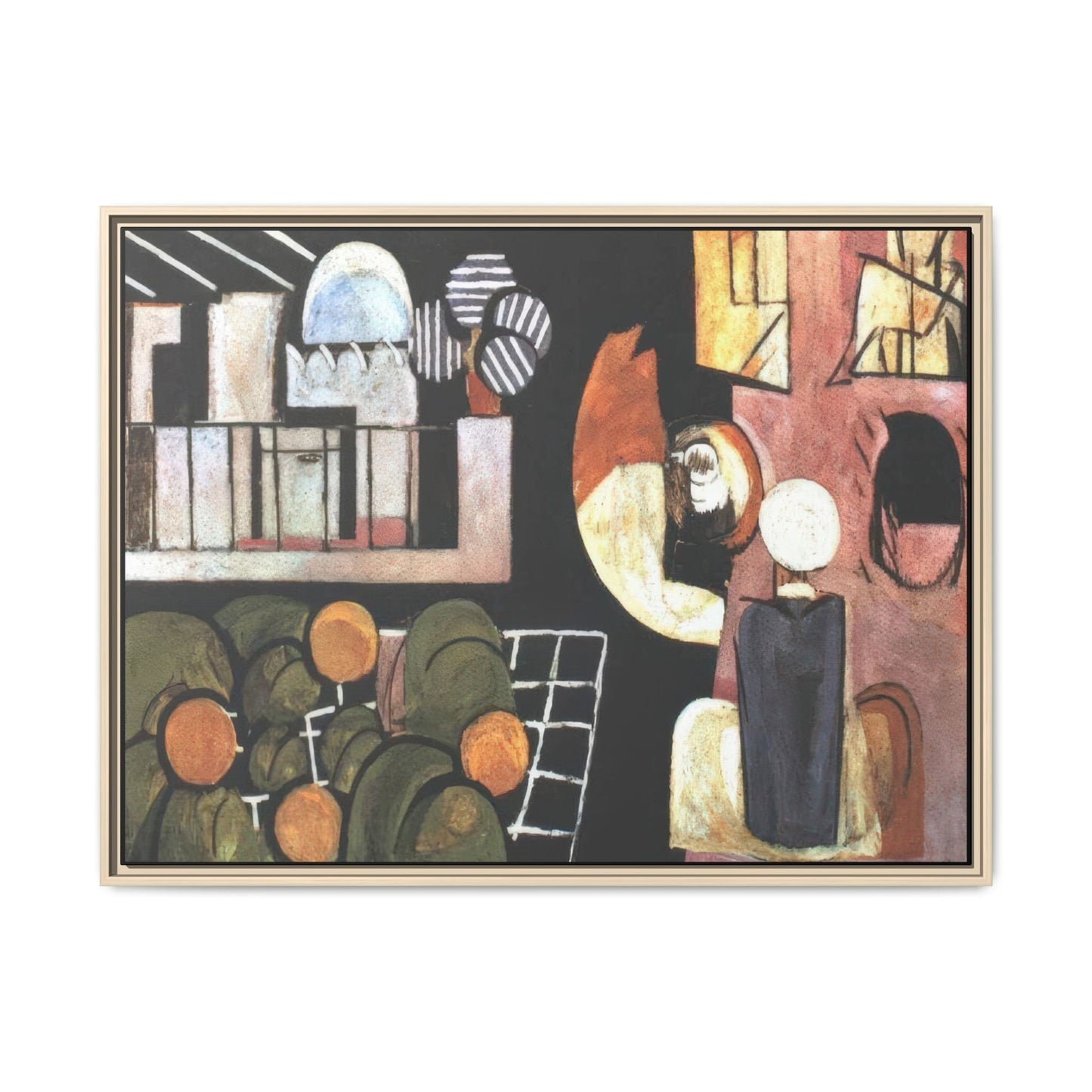 Matisse, Henri - The Moroccans (1916) - Matte Canvas, Framed