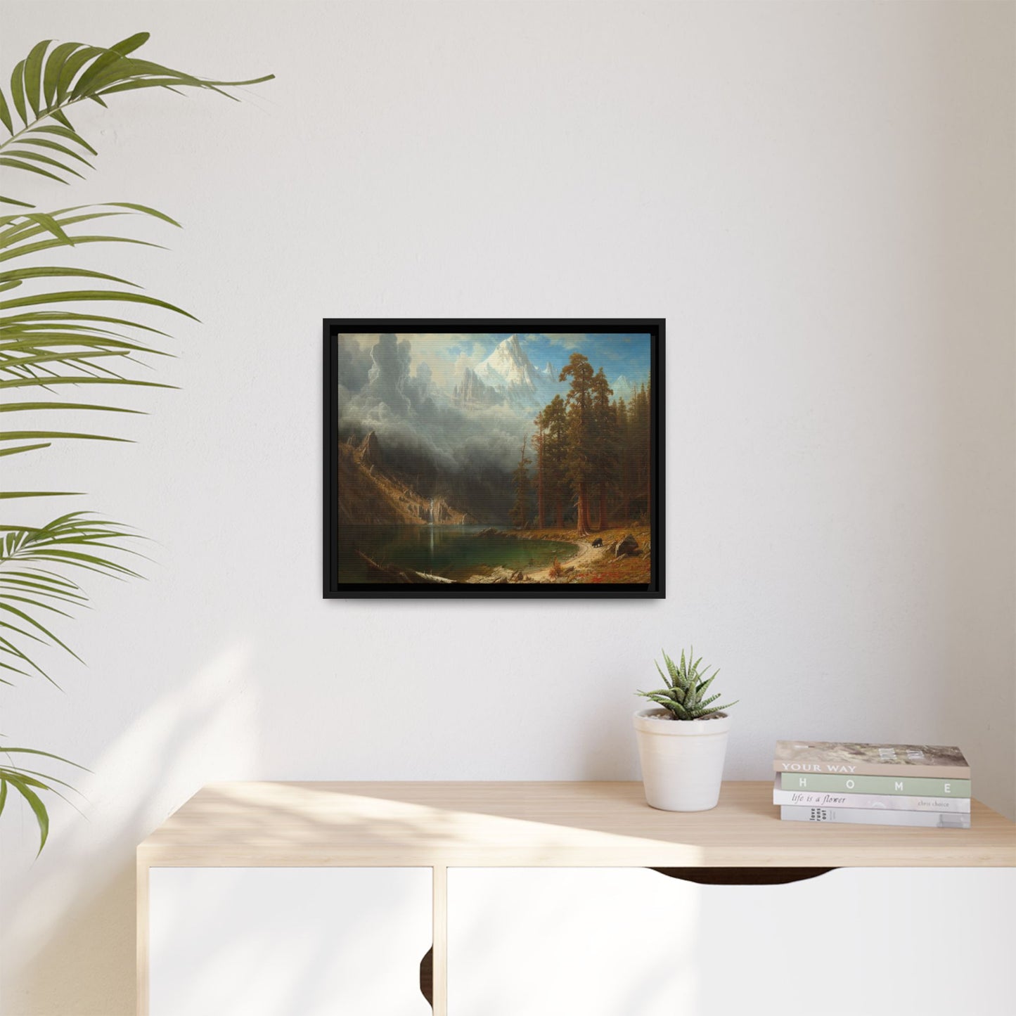 Bierstadt, Albert - Mount Corcoran (1877) - Matte Canvas, Framed