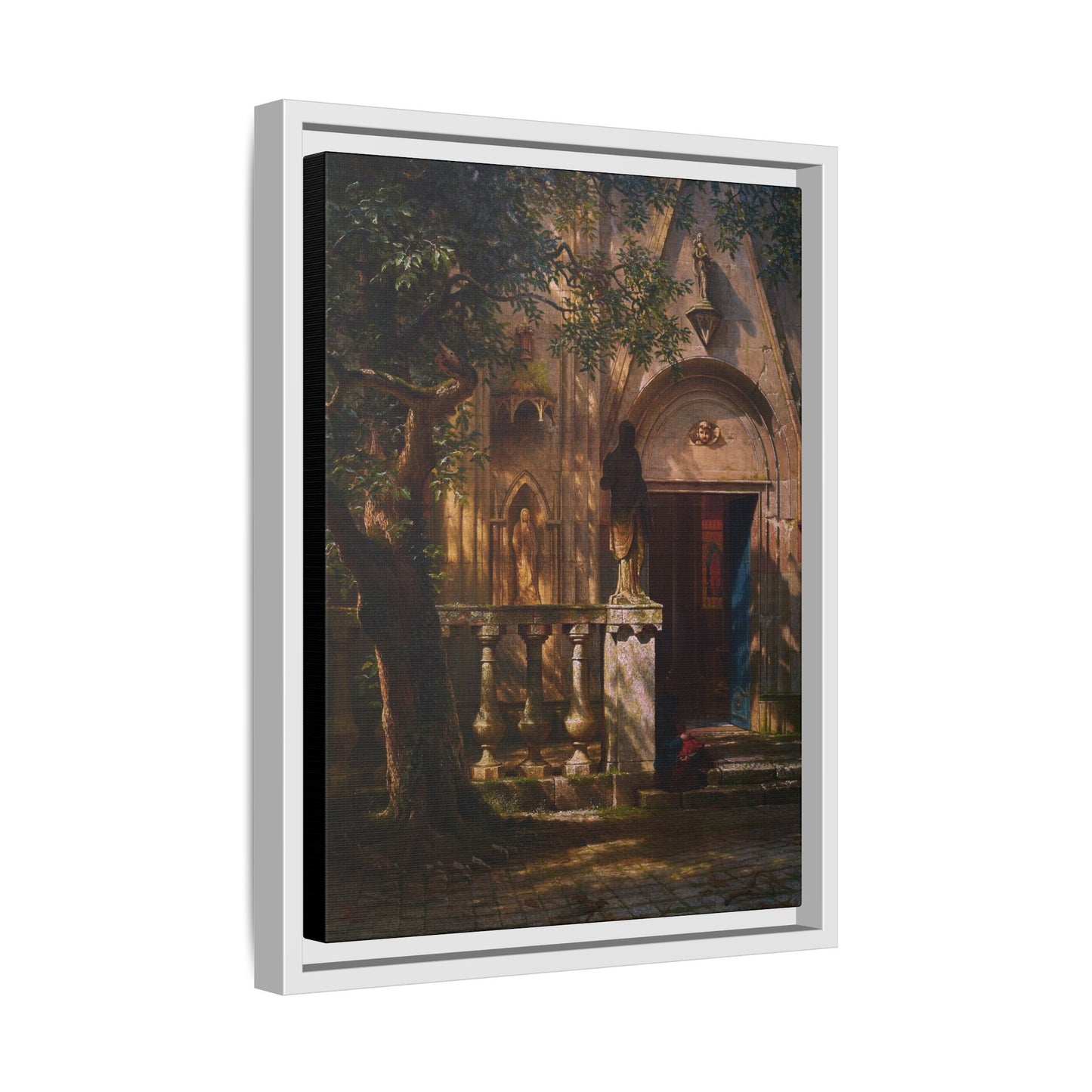Bierstadt, Albert - Sunlight and Shadow  (1854) - Matte Canvas, Framed