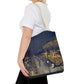 Pissarro, Camille - The Boulevard Montmartre At Night (1897) - Tote Bag