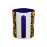 Monarch Butterfly Mandala - Colorful Accent Mugs