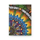 Emerald Arrows Mandala - Hardcover Journal Matte