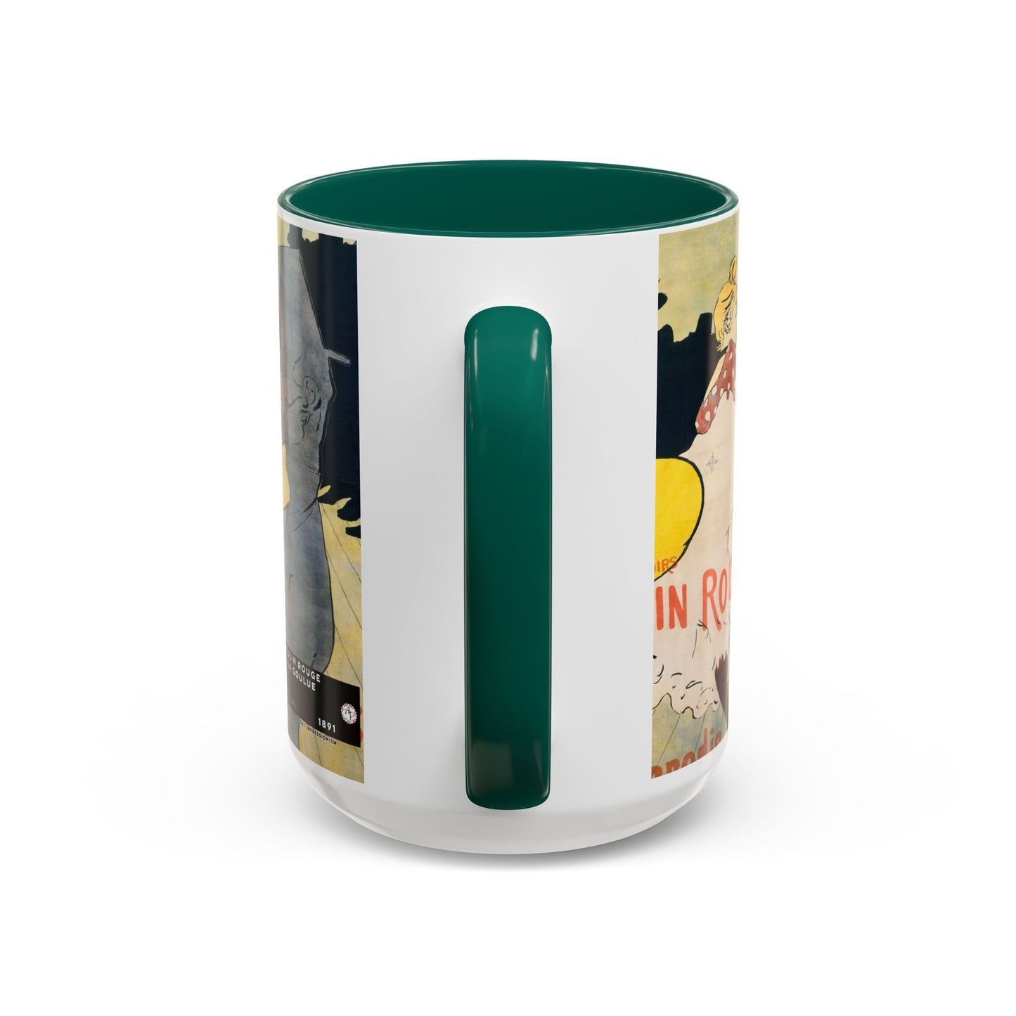 Toulouse-Lautrec, Henri - Moulin Rouge - La Goulue (1891) - Colorful Accent Mugs