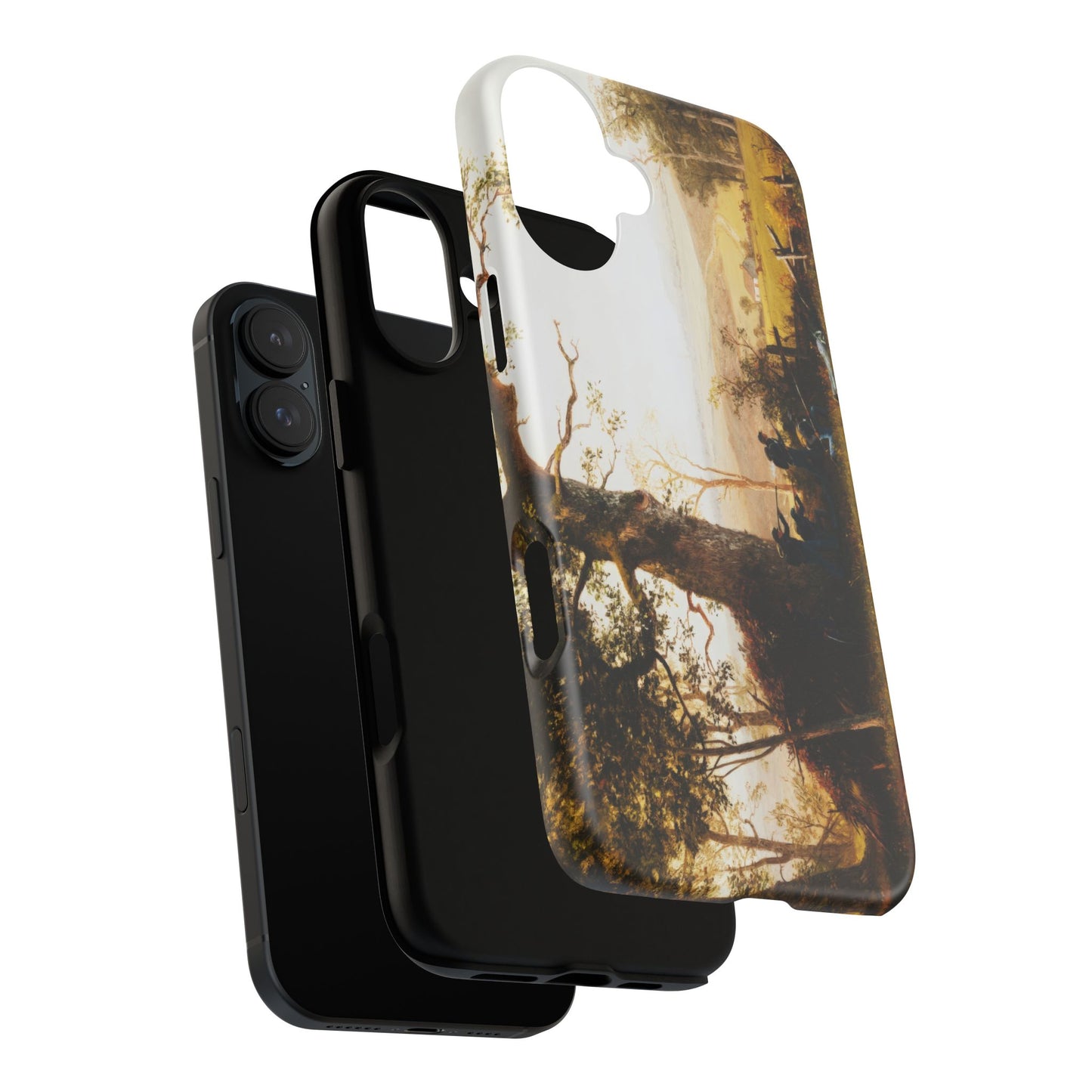 Bierstadt, Albert -  Guerrilla Warfare (1861) - Tough Phone Cases