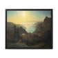 Bierstadt, Albert - Donner Lake from the Summit (1873) - Matte Canvas, Framed