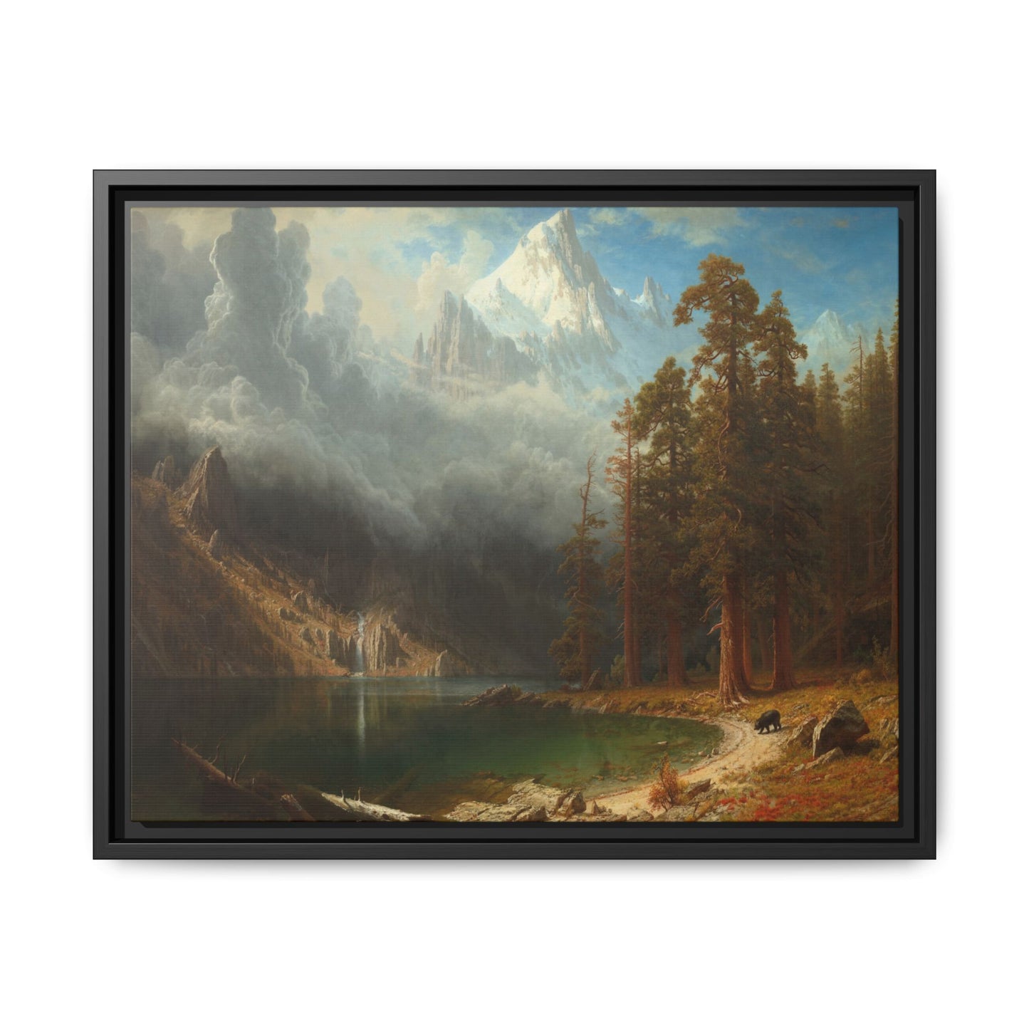 Bierstadt, Albert - Mount Corcoran (1877) - Matte Canvas, Framed
