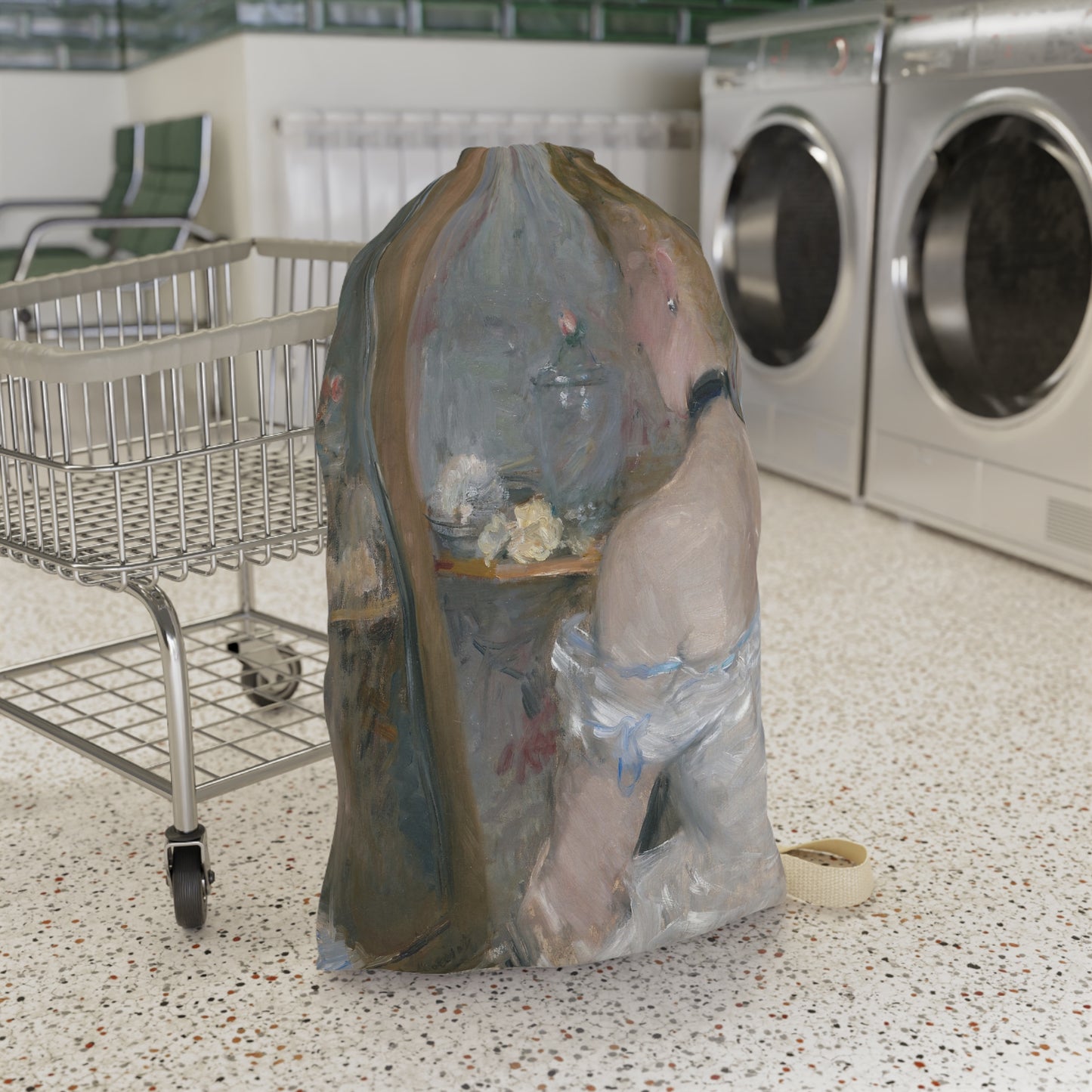 Morisot, Berthe - Woman at Her Toilette (1880) - Laundry Bag