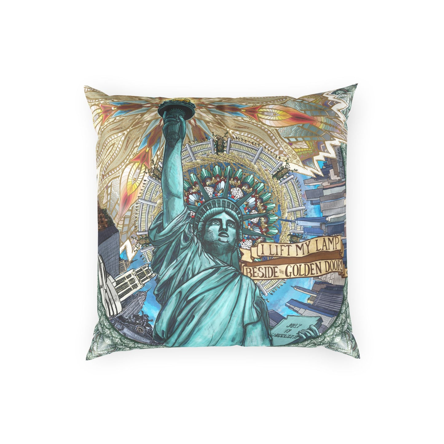 Pacio, Adam - Liberty Mandala - Poly Velvet Pillow