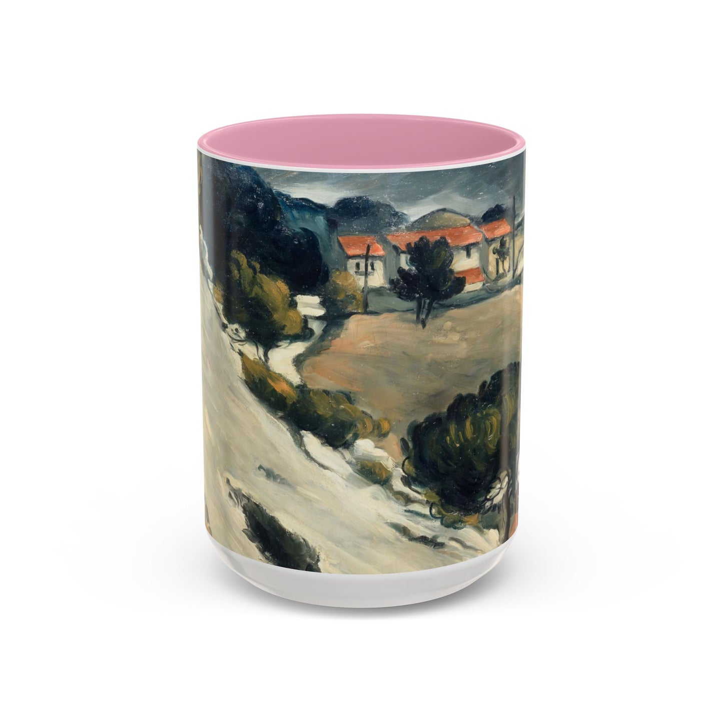 Cézanne, Paul - A Modern Olympia (1874) - Colorful Accent Mugs