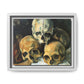 Cézanne, Paul - Pyramid of Skulls (1901) - Matte Canvas, Framed