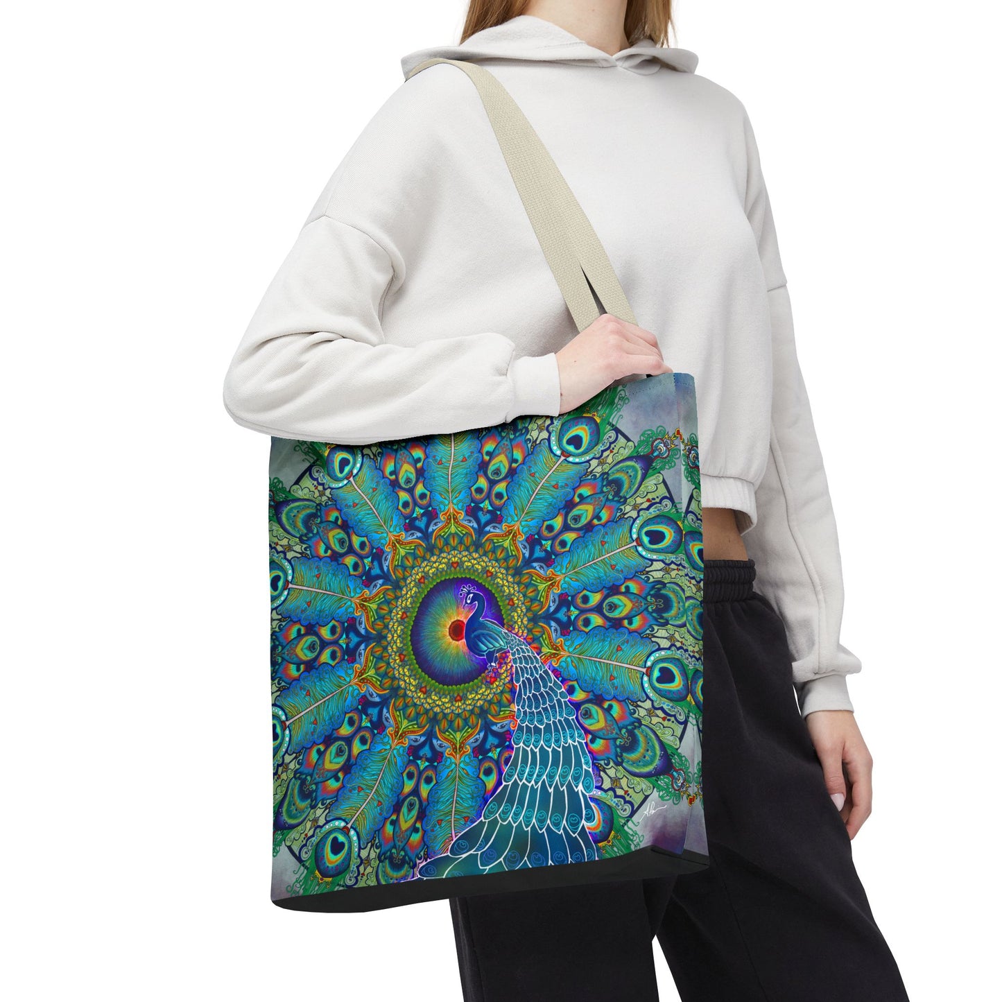 Pacio, Adam - Melek Taus Mandala - Tote Bag