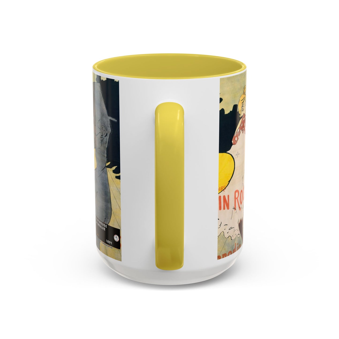 Toulouse-Lautrec, Henri - Moulin Rouge - La Goulue (1891) - Colorful Accent Mugs