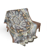 Memento Mori Mandala - Woven Blanket