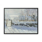Monet, Claude - The Magpie (1868) - Matte Canvas, Framed