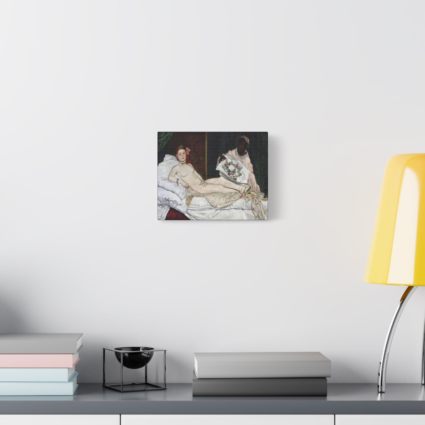 Manet, Édouard - Olympia (1870) - Canvas Block, unframed