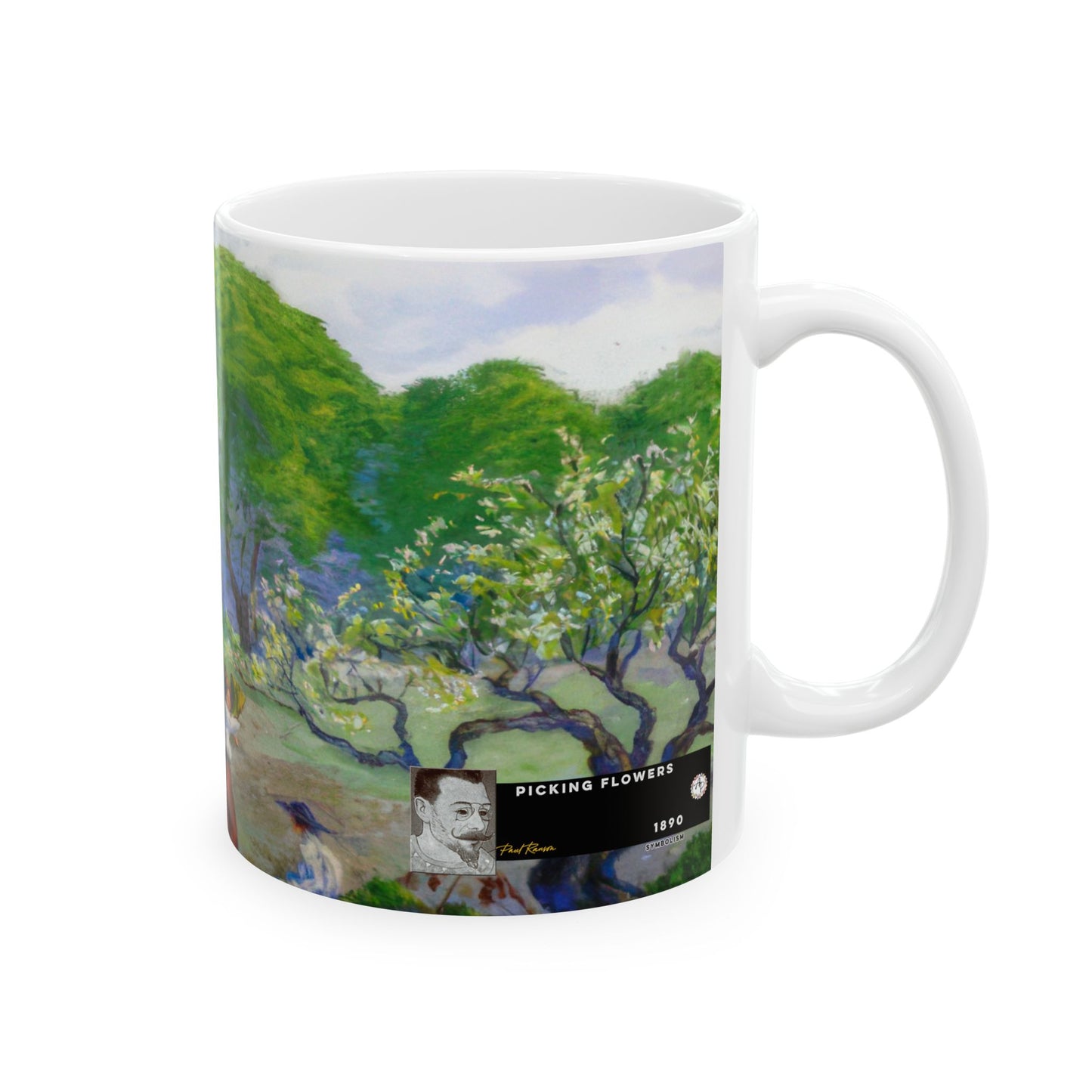 Ranson, Paul - Picking Flowers (1890) - Ceramic Mug