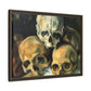 Cézanne, Paul - Pyramid of Skulls (1901) - Matte Canvas, Framed