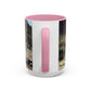 Courbet, Gustave - The Stone Breakers (1850) - Colorful Accent Mugs