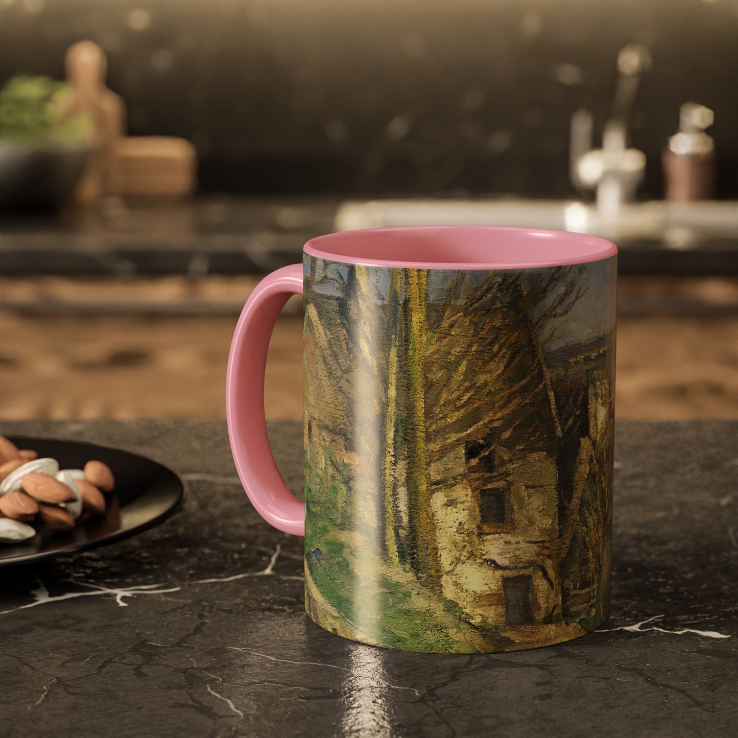 Cézanne, Paul - The House of the Hanged Man, Auvers-sur-Oise (1874) - Colorful Accent Mugs