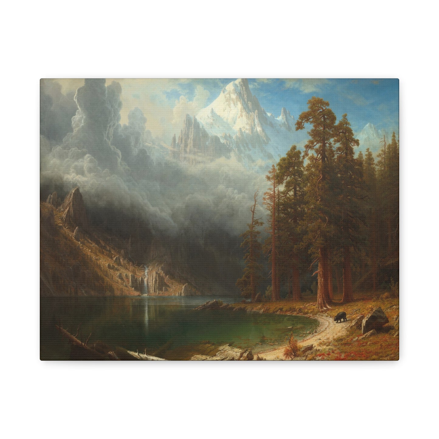 Bierstadt, Albert - Mount Corcoran (1877)- Canvas Block, unframed
