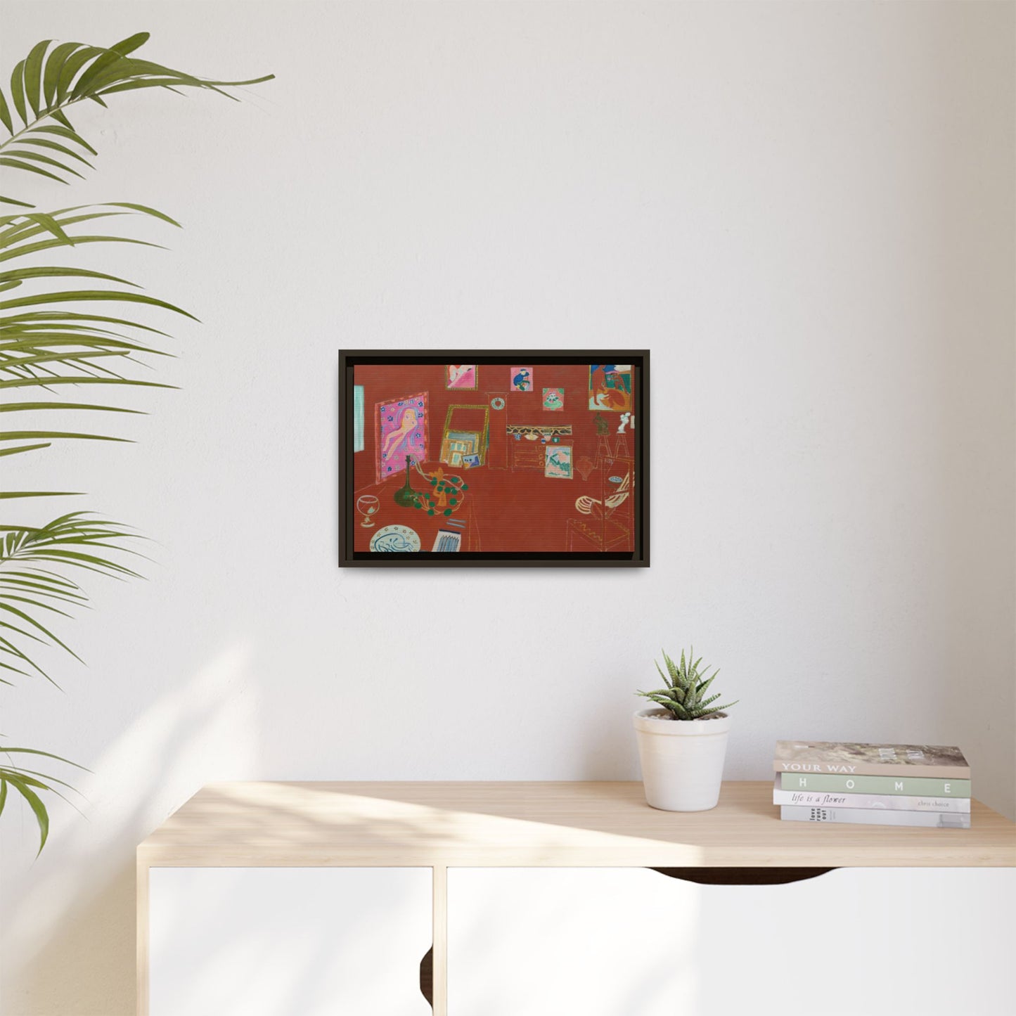 Matisse, Henri - The Red Studio (1911) - Matte Canvas, Framed