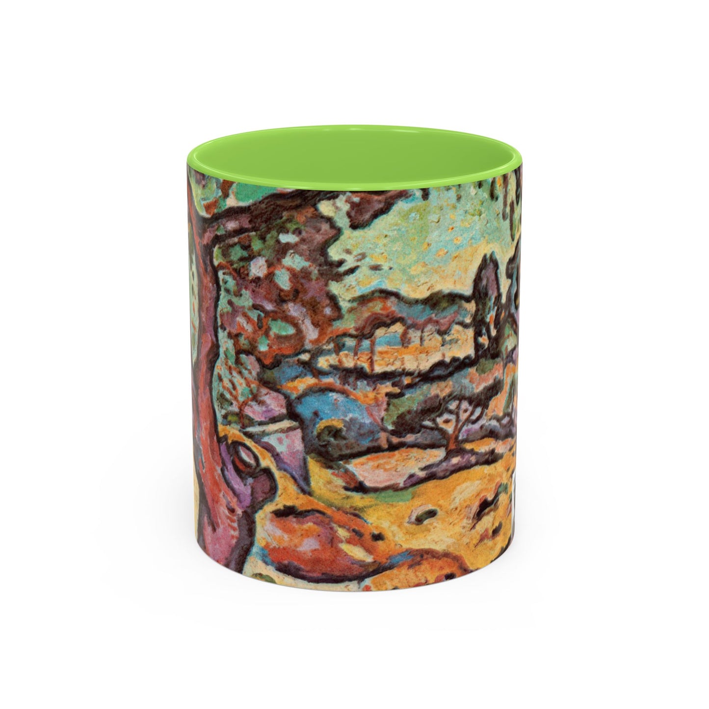Braque, Georges - Olive Tree near L'Estaque (1906) - Colorful Accent Mugs