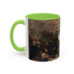 Courbet, Gustave - The Painter’s Studio (1855) - Colorful Accent Mugs