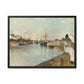 Morisot, Berthe - The Harbor at Lorient (1869) - Matte Canvas, Framed