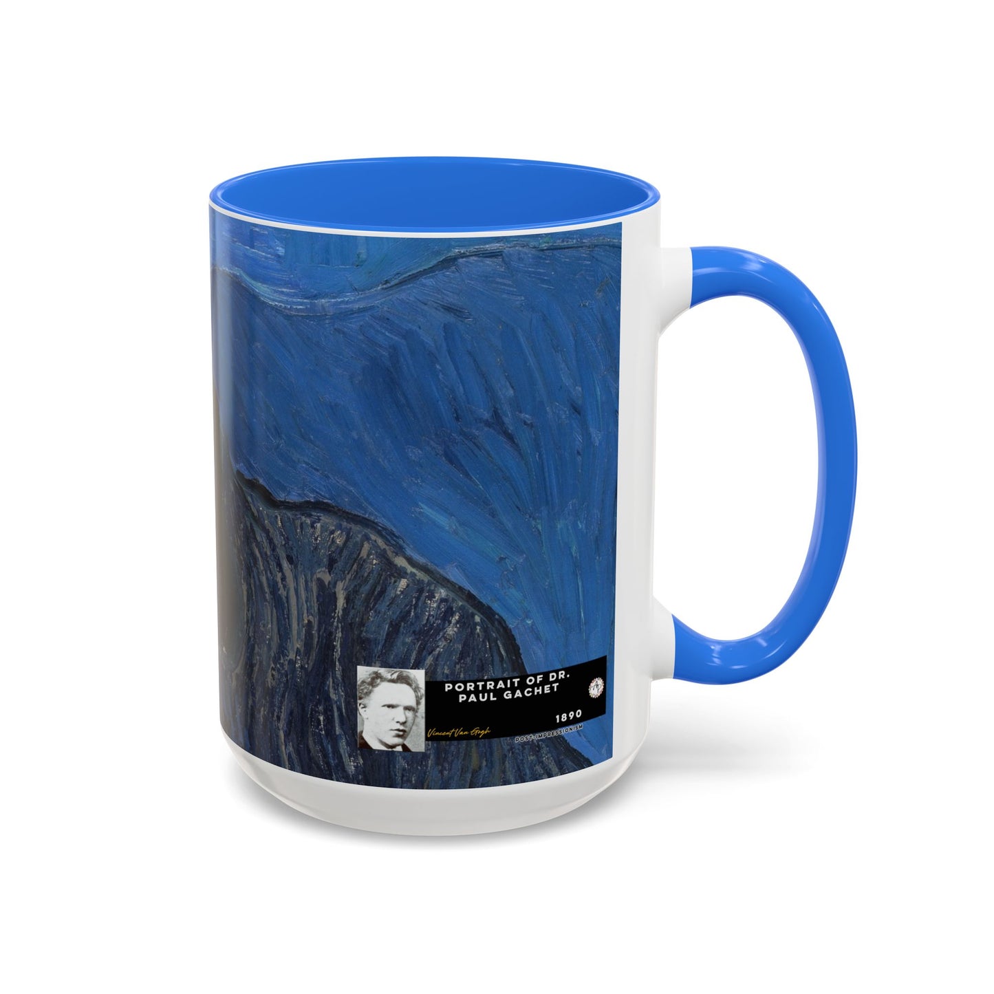 Van Gogh, Vincent - Portrait of Dr. Paul Gachet (1890) - Colorful Accent Mugs