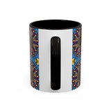Emerald Arrows Mandala - Colorful Accent Mugs