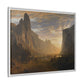 Bierstadt, Albert - Looking Down Yosemite Valley (1865) - Matte Canvas, Framed