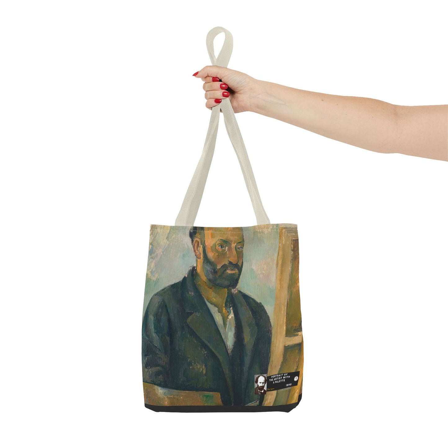 Cézanne, Paul - Portrait of the Artist with a Palette (1890) - Tote Bag