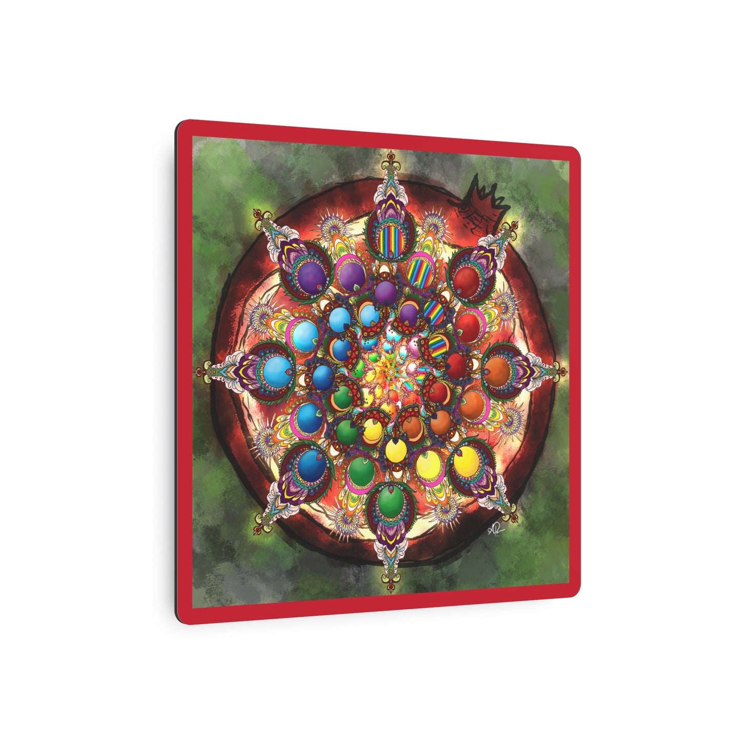 Seeds of Pride Mandala - Metal Sign