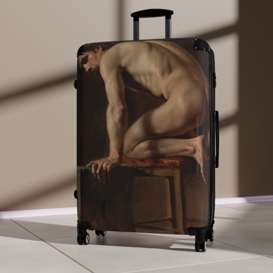 Courbet, Gustave - Study of a Nude Man (1840) - Suitcase