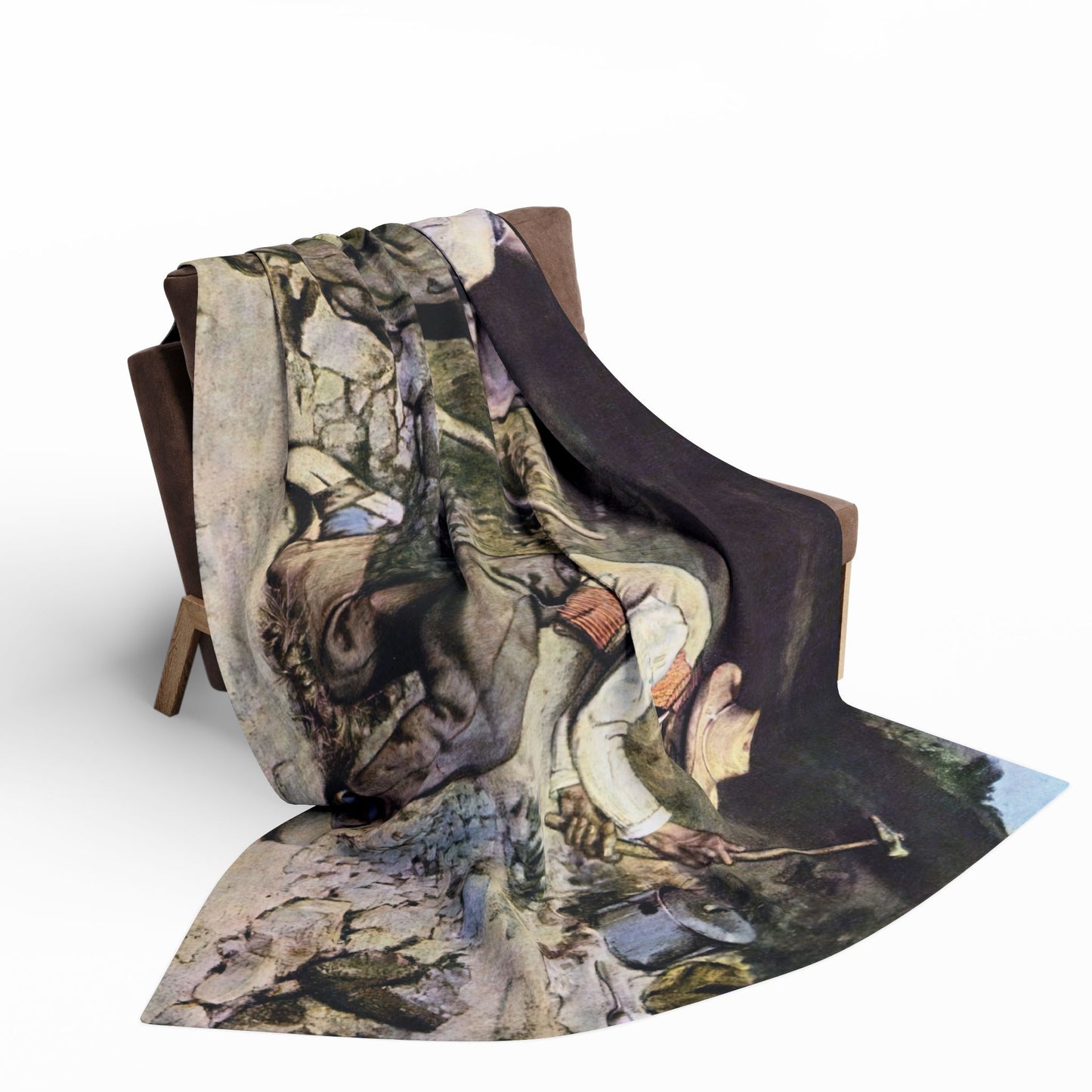 Courbet, Gustave - The Stone Breakers (1850) - Arctic Fleece Blanket