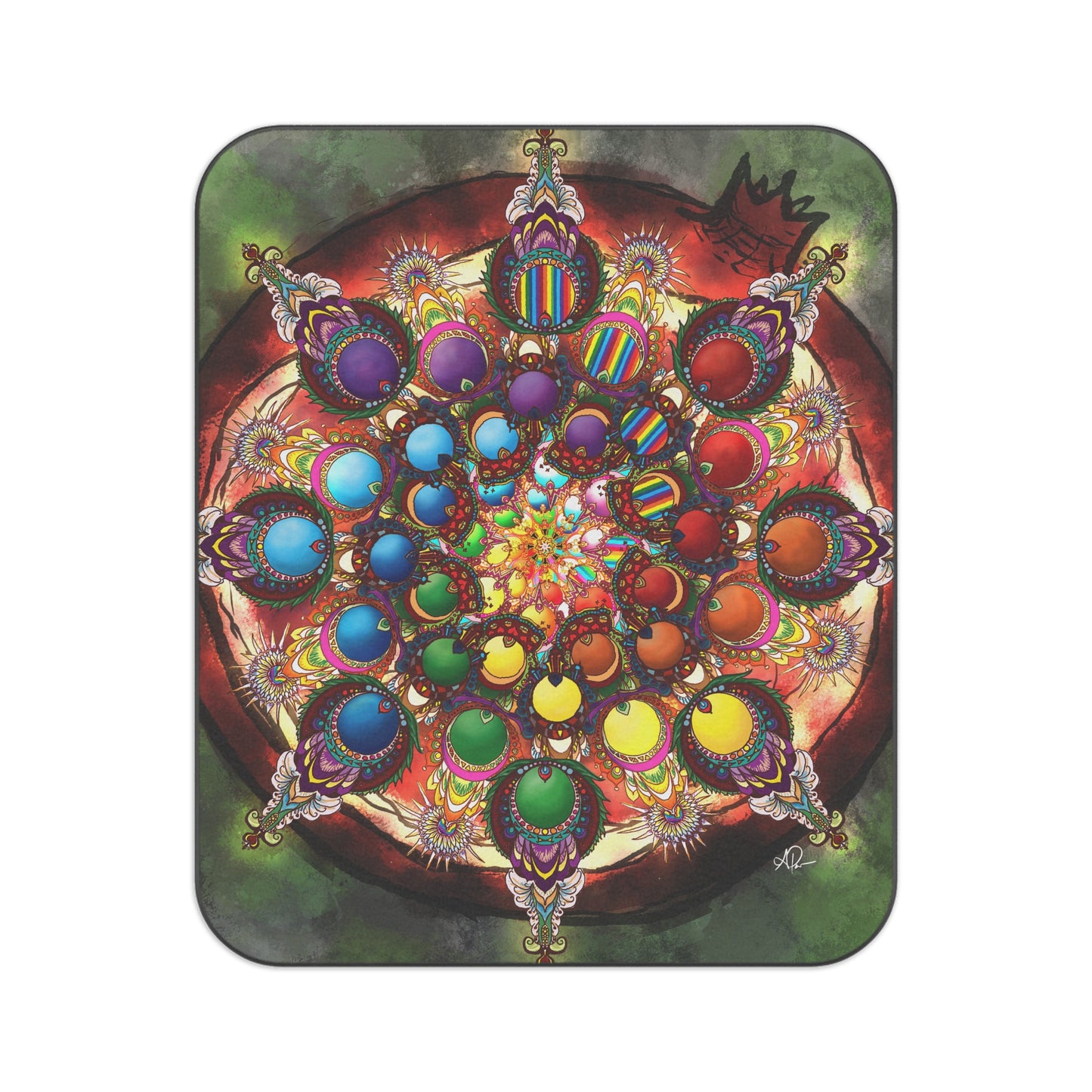 Seeds of Pride Mandala - Picnic Blanket